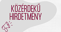 Közérdekű közlemény